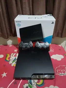 Ps3 slim seri 25 500gb fullset mulus minus bisa tt