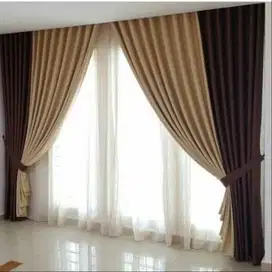 Cod Gorden Blackout Pasang Skat Klinik Hordeng Pintu Gordyn Vitrase