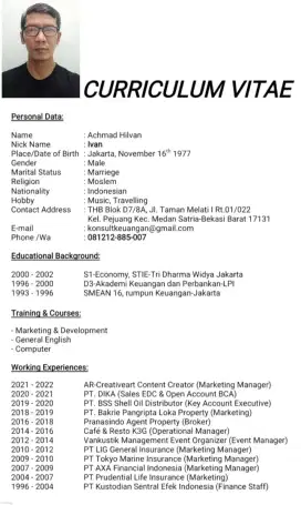 Mencari pekerjaan sales marketing bisnisdevelopment manager supervisor