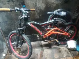 Jual sepeda wim cycle MTB shock UK 16