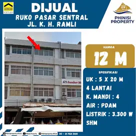 Ruko 4 lantai pasar sentral