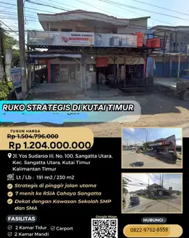 jual murah ruko