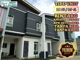 Rumah Syariah Bintaro KPR DEVELOPER Dekat Pintu Tol Pondok Aren