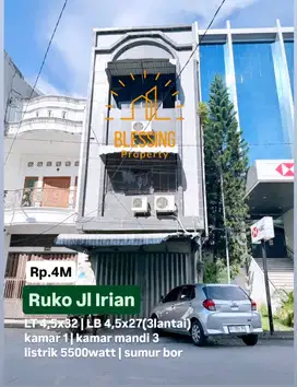 ruko murah jl irian pusat bisnis