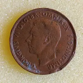 Koin one Penny jadul kuno dan antik