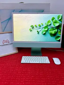 iMac 24 inch M1 2021 CPU 8c GPU 8c Fullset original likenew
