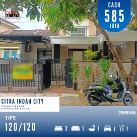 Dijual rumah dicitra indah city full renovasi siap huni