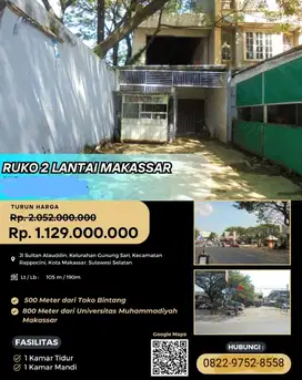 jual murah ruko melalui lelang negara
