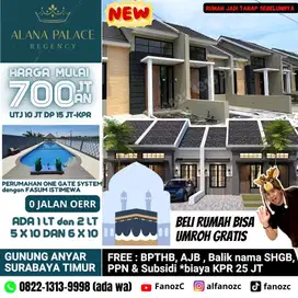 Alana Gunung Anyar, alana palace regency, perumahan murah surabaya