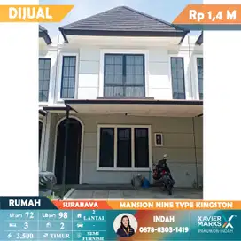 Dijual Rumah Mansion Nine Dua Lantai