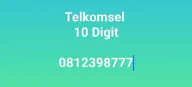 Telkomsel 10 Digit (bekas pakai)