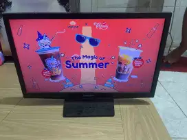 Tv led 24in merk samsung analog
