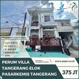 DIJUAL RUMAH DI PERUM VILLA TANGERANG ELOK PASAR KEMIS TANGERANG