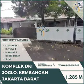DIJUAL RUMAH DI KOMPLEK DKI JOGLO KEMBANGAN JAKARTA BARAT