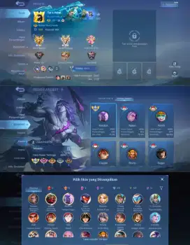 Akun ml spek ex imo All skin Bagus
