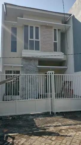 MURAH 1M an Rumah Baru Modern Minimalis 2 Lantai Surabaya Barat CEPAT