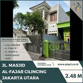 DIJUAL RUMAH DI JL. MASJID AL-FAJAR CILINCING JAKARTA UTARA