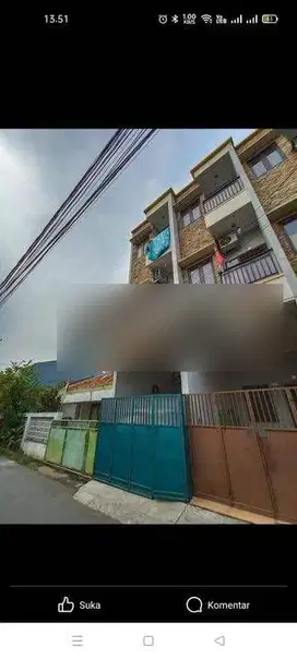 RUMAH 3 LANTAI HARGA MURAH di Jl. bambu kuning 8 no 50 cendrawasih