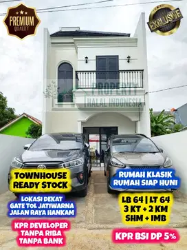 Jual Rumah Siap Huni Townhouse Ready Stock Jatiranggon KPR Syariah
