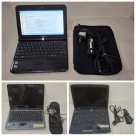 Paket borongan laptop notebook netbook toshiba acer