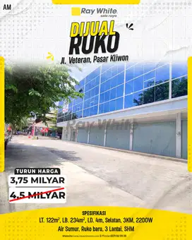 Dijual Ruko Baru 3 Lantai Siap Pakai Di Kawasan Bisnis Dekat Solobaru