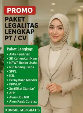 Perlengkapan Usaha PT