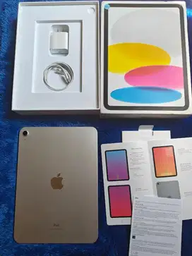 iPad 10 gen 10th Wifi 256gb Mulus Like new Fullset Garansi aktif