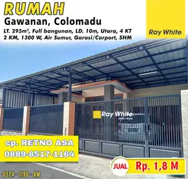 DIJUAL RUMAH GAWANAN COLOMADU