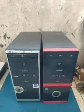 Casing pc cpu komputer power up lengkap psu dan dvd rw