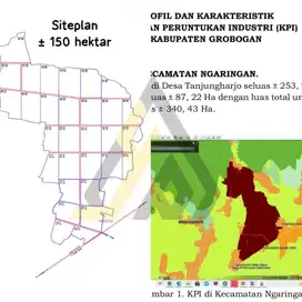 Dijual lahan industri lokasi Purwodadi sangat strategis Luas 150 Ha