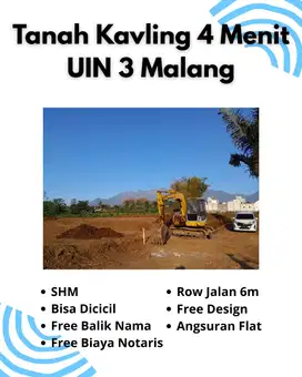 Tanah di Lokasi Dau, Dekat UIN 3 – Potensi Nilai Tambah Tinggi!
