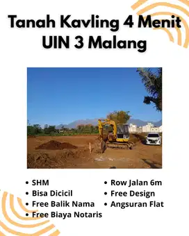 Dijual Cepat: Tanah Siap Bangun di Dau, Lokasi Dekat Kampus UIN 3