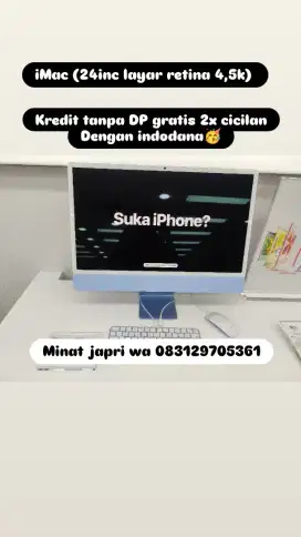 iMac 24inci dengan layar retina 4.5k
