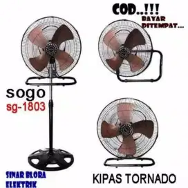 KIPAS ANGIN TURNADO 3 IN 1 18 INCH SUGO