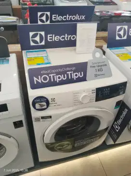 MESIN CUCI ELECTROLUX 8 KG. CICILAN BISA TANPA KARTU KREDIT, TANPA DP