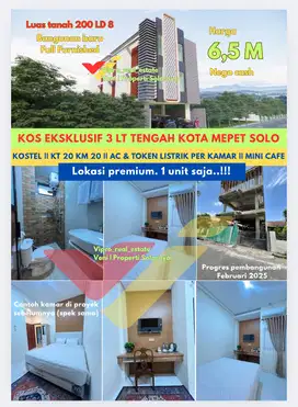 JUAL KOS EKSKLUSIF TENGAH KOTA MEPET SOLO