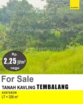DIJUAL TANAH DI TEMBALANG A3975