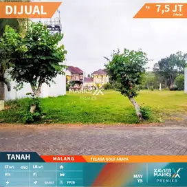 Dijual Tanah Kawasan Premium Siap Bangun di Telaga Golf Araya Malang