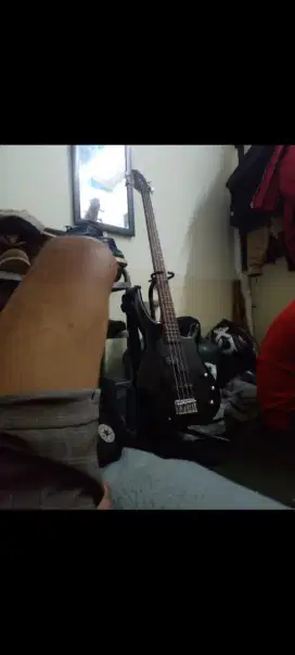 Bass gitar cord action