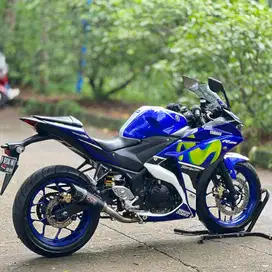 KEREN ABIS! YAMAHA R25 V1 MOVISTAR 2015 KM 14K PAJAK PANJANG SIAP GAS