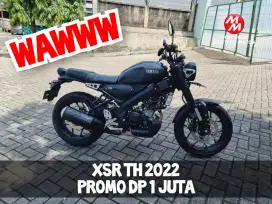 YAMAHA XSR HITAM TH 2022, DP 1 JUTA