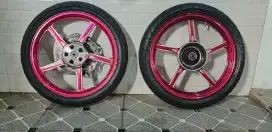 Pelek vixion copy enkei pnp fiz, vixion dan Mp