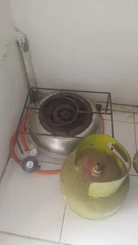 Kompor Hook Dan Tabung Gas Elpiji
