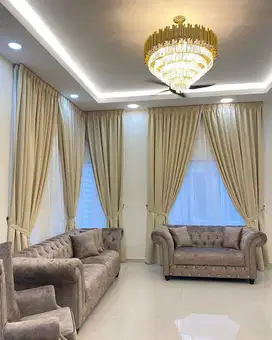 Termewah Tirai Gorden Jendela Gordyn Mewah Hordeng Model Terbaru Murah