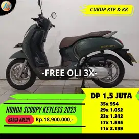 JUAL CASH KREDIT HONDA SCOOPY KEYLESS 2023 SEKEN BERGARANSI PAJAK ON