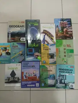 Dijual buku pelajaran SMA kelas XI dan XII IPA