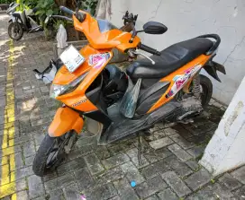 BeaT Warna oranye langka-mesin bergaransi 1 bulan
