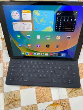 ipad pro gen 1 12.9inci 128gb wifi cell plus keyboard inter batangan