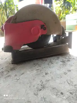 Jual murah BU Mesin potong besi ( CUT OFF) bekas terawat.