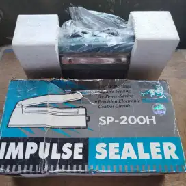 Mesin Press Plastik 20 cm Double Leopards Impulse Sealer SP-200H Biru